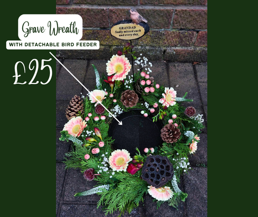 Robin attractor grave wreath